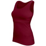 Jožánek Kateřina tričko pro snadné kojení bez rukávů bordo – Sleviste.cz