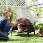 PawHut Venkovní pelíšek pro psy se stříškou – Hledejceny.cz