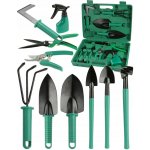 Sada zahradního nářadí 10ks v kufru MAR-POL M83053 – Sleviste.cz