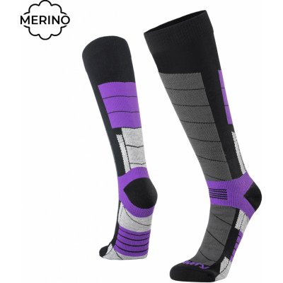 Gravity Podkolenky Nico 24 black/lavender – Sleviste.cz