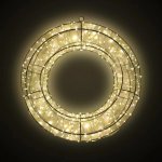 TORO Vánoční závěsná dekorace 600LED věnec 36cm – Hledejceny.cz