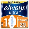 Hygienické vložky Always Ultra Normal Plus Sensitive 2 x10 ks