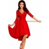 Dámské šaty Numoco s krajkou 210-6 červená