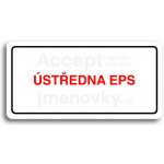 ACCEPT Piktogram ÚSTŘEDNA EPS - bílá tabulka - barevný tisk – Zboží Mobilmania
