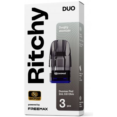 Ritchy DUO Pod Cartridge DUOMAX 3 ks 0.6 ohm – Hledejceny.cz