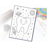 Radost v písku Šablona na pískování zoubek A6 – Zboží Mobilmania