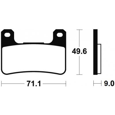 Brembo (Itálie) Přední brzdové destičky Brembo 07SU27SR - Kawasaki ZX-10R Ninja, 1000ccm - 08-15 | Zboží Auto