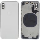 Náhradní kryt na mobilní telefon Kryt Apple iPhone X zadní stříbrný