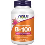 NOW Foods Vitamin B-100 Complex s postupným uvolňováním 100 tablet – Hledejceny.cz