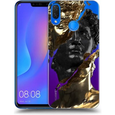 Pouzdro Picasee silikonové Huawei Nova 3i - Black Gold čiré – Zboží Mobilmania