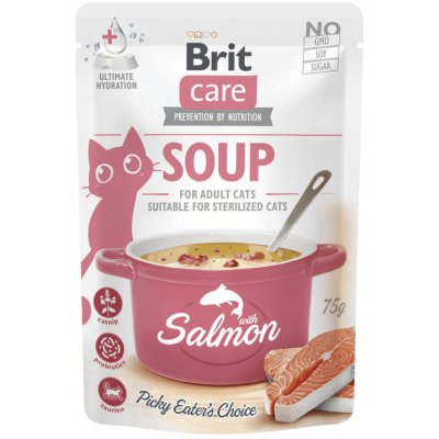 Brit Care Cat Soup with Salmon 75 g – Hledejceny.cz