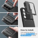 Spigen Optik Armor černé Samsung Galaxy S24 – Zboží Mobilmania