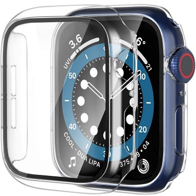 AW Lesklý case na Apple Watch Velikost sklíčka: 38mm, Barva: Průhledný IR-AWCASE070 – Zboží Mobilmania