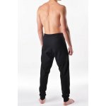 Gina pánské kalhoty dlouhé pyžamové pánské šité klasické s potiskem Pyžama 2025 79199P lékořice bílá – Zboží Mobilmania