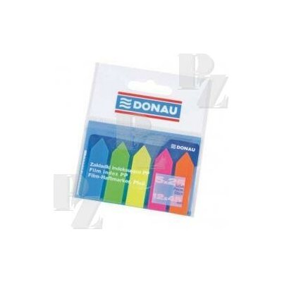 Samolepící indexy šipky 5x25 lístků 12x45 mm mix, Donau – Hledejceny.cz