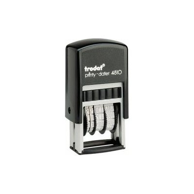 Trodat razítko datumovka 4810 3.8mm, černý – Zboží Mobilmania