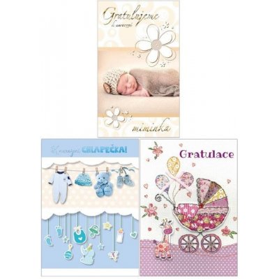 přání srdečné do obálky - narození dítěte – Sleviste.cz