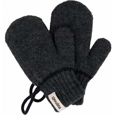 Vlnka Dětské vlněné palčáky s poutkem šedá – Sleviste.cz