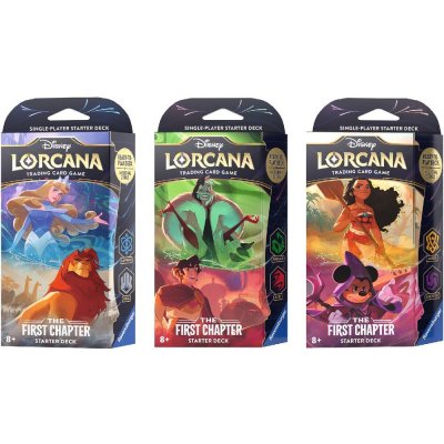 Disney Lorcana The First Chapter Starter Deck – Zboží Mobilmania