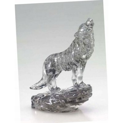 HCM KINZEL 3D Crystal puzzle Vlk 37 ks – Hledejceny.cz