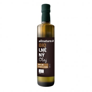 Allnature Lněný olej BIO 0,25 l