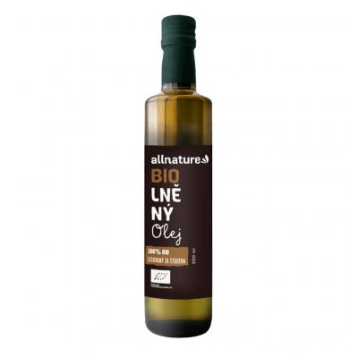 Allnature Lněný olej BIO 0,25 l – Zbozi.Blesk.cz