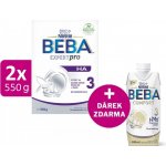 BEBA EXPERTpro HA 3, 2x550g + BEBA COMFORT 3 HM-O 500 ml – Zboží Mobilmania