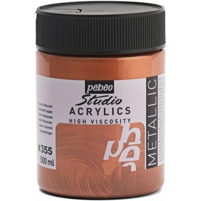 Pébéo Studio Acrylics akrylové barvy 500 ml 355 měděná – Hledejceny.cz