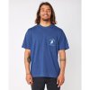 Pánské Tričko Rip Curl SHAPER EMB TEE Washed Navy