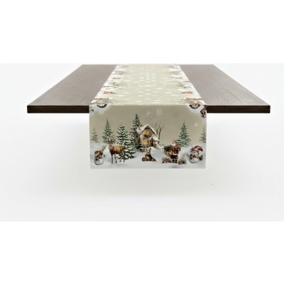 Mybesthome Vánoční ubrus běhoun NATALY VII. 40x140 cm – Zboží Mobilmania
