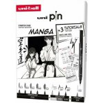 Uni pin sada Lettering dárkový box 8 linerů + shalaku mikrotužka mix barev – Zboží Dáma