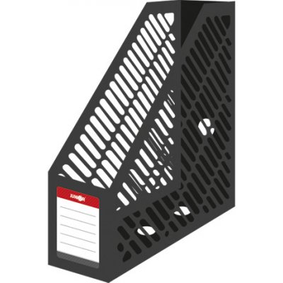 JUNIOR Stojan na časopisy A4 JUNIOR skládací - černý – Zboží Dáma