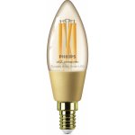 Philips Smart Chytrá LED žárovka 4,9W, E14, jantarové sklo, Tunable White – Hledejceny.cz