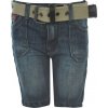 Dětské kraťasy a šortky Lee Cooper C Poly Blt Shrt Inf53 mid wash