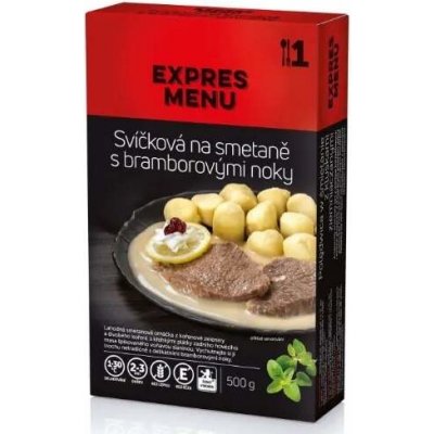 EXPRES MENU svíčková na smetaně s bramborovými noky 500 g – Zbozi.Blesk.cz