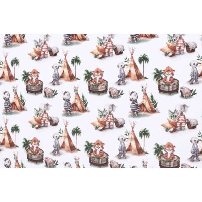 Darré Bavlněná látka Safari kemp š.160 bavlna – Sleviste.cz