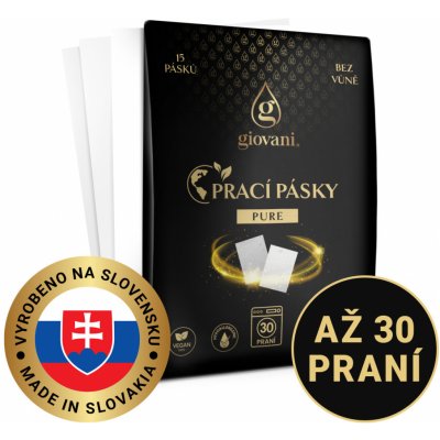 Giovani prací pásky PURE 30 praní – HobbyKompas.cz