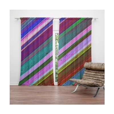 Sablio Závěs Nabarvené dřevo: 2ks 140x250cm – Hledejceny.cz