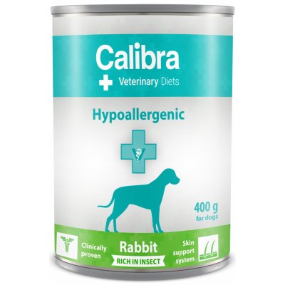 Calibra Veterinary Diets Dog Hypoallergenic Rabbit & Insect 400 g – Hledejceny.cz