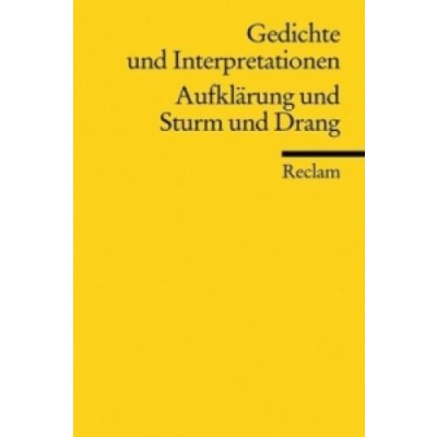 Gedichte und Interpretationen 2. Aufklrung und Sturm und DrangPaperback