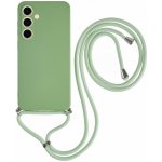 VSECHNONAMOBIL ROPE Kryt se šňůrkou Samsung Galaxy S25+ 5G světle zelený 112798 – Zboží Živě