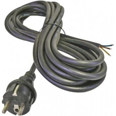 Různí výrobci Flexo šňůra 10m 3x1,5 černá přímá vidlice AK 91 3159-1-1/10 – Zbozi.Blesk.cz