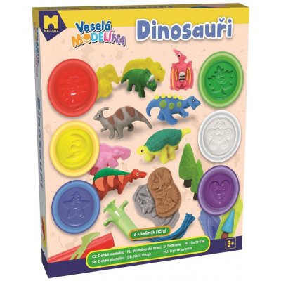 Mac Toys Veselá modelína dinosauř – Zboží Mobilmania