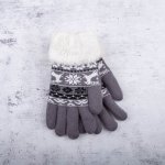 Sandrou dámské zimní rukavice šedá