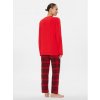 Calvin Klein QS7036E pyžamo dlouhé červené