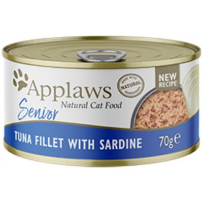 Applaws Cat Senior Tuňák se sardinkami 70 g – Zboží Mobilmania