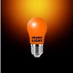 UVtech LED žárovka, 3W E27, oranžová bez obsahu modré – Zboží Živě