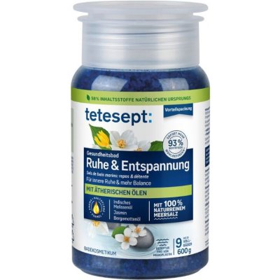 Tetesept mořská sůl do koupele Zklidnění a uvolnění 600 g – Zboží Dáma