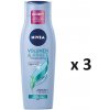 Šampon NIVEA šampon pro objemné a silné vlasy 3x250 ml-VÝHODNÉ BALENÍ