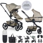 EASYWALKER kombinovaný Harvey⁵ Premium Pearl Taupe XXL RWS + CYBEX Aton B2 i-Size 2024 – Zboží Dáma